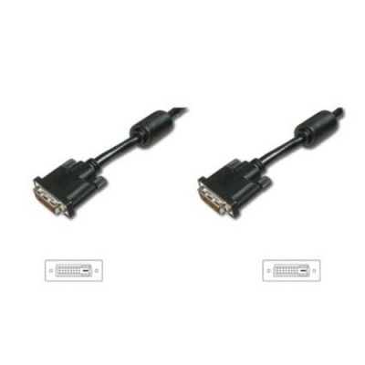 CAVO DVI-D DIGITUS DUAL LINK M/M Connettori 24+1 pin 5mt con ferrite