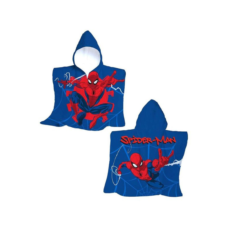 SPIDERMAN Children\'s Beach Poncho with hood