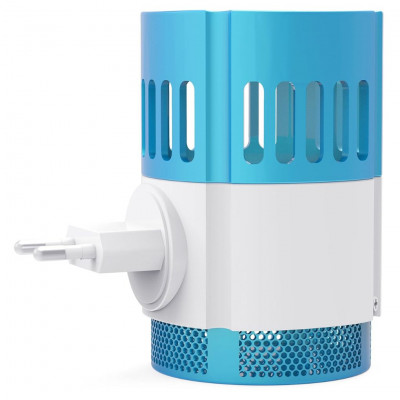 Ardes Mosquito Net with Ultra Violet LED Light and Fan, Light Blue