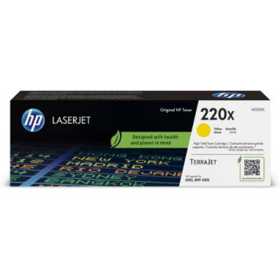 HP 220X Yellow Original LaserJet Toner Cartridge