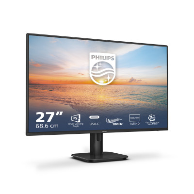 Philips 1000 series 27E1N1300A 00 computer monitor 68.6 cm (27") 1920 x 1080 pixels Full HD LCD Black