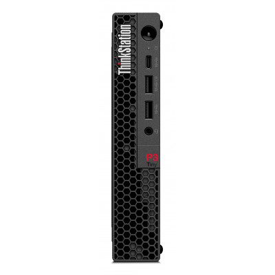 Lenovo ThinkStation P3 Tiny Intel® Core™ i9 i9-14900T 32 GB DDR5-SDRAM 1 TB SSD NVIDIA RTX A1000 Windows 11 Pro Mini PC Black