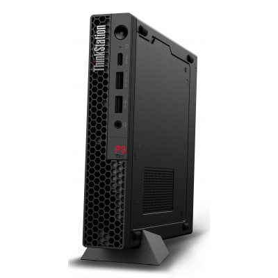 Lenovo ThinkStation P3 Tiny Intel® Core™ i9 i9-14900T 32 GB DDR5-SDRAM 1 TB SSD NVIDIA RTX A1000 Windows 11 Pro Mini PC Black
