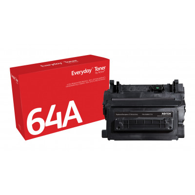 Everyday ™ Black Toner by Xerox compatible with HP 64A (CC364A), Standard capacity