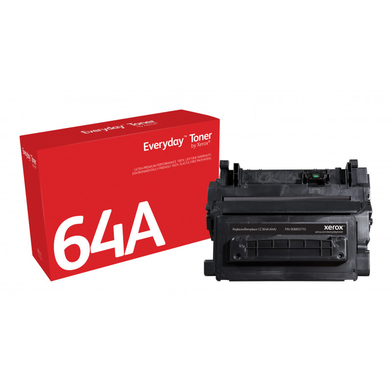 Everyday ™ Black Toner by Xerox compatible with HP 64A (CC364A), Standard capacity