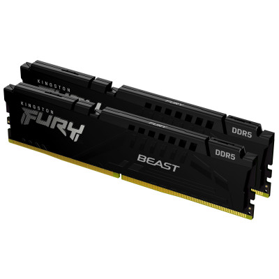 Kingston Technology FURY Beast 32GB 5600MT s DDR5 CL40 DIMM (Kit of 2) Black