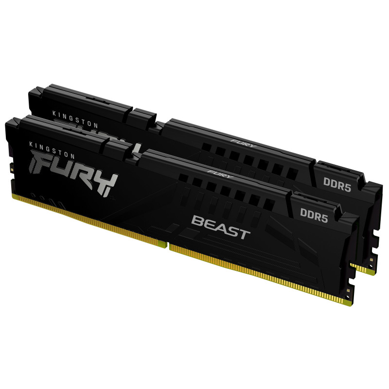 Kingston Technology FURY Beast 32GB 5600MT s DDR5 CL40 DIMM (Kit of 2) Black