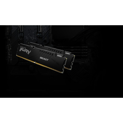 Kingston Technology FURY Beast 32GB 5600MT s DDR5 CL40 DIMM (Kit of 2) Black