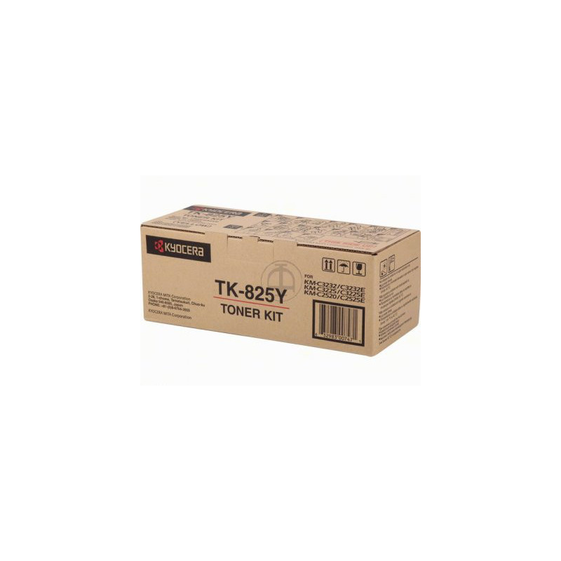 KYOCERA TK-825Y toner cartridge 1 pc(s) Original Yellow