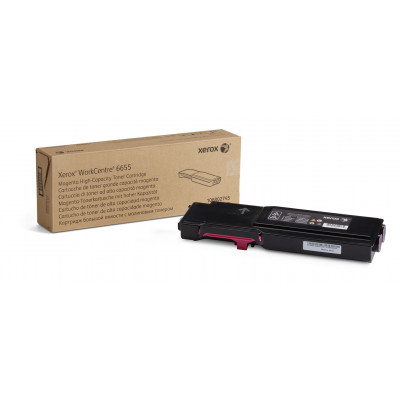 Xerox Genuine WorkCentre® 6655​ ​6655i Magenta High capacity Toner Cartridge (7500 Pages) - 106R02745