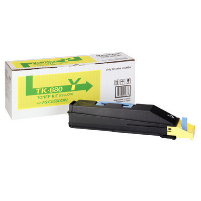 KYOCERA TK-880Y toner cartridge 1 pc(s) Original Yellow