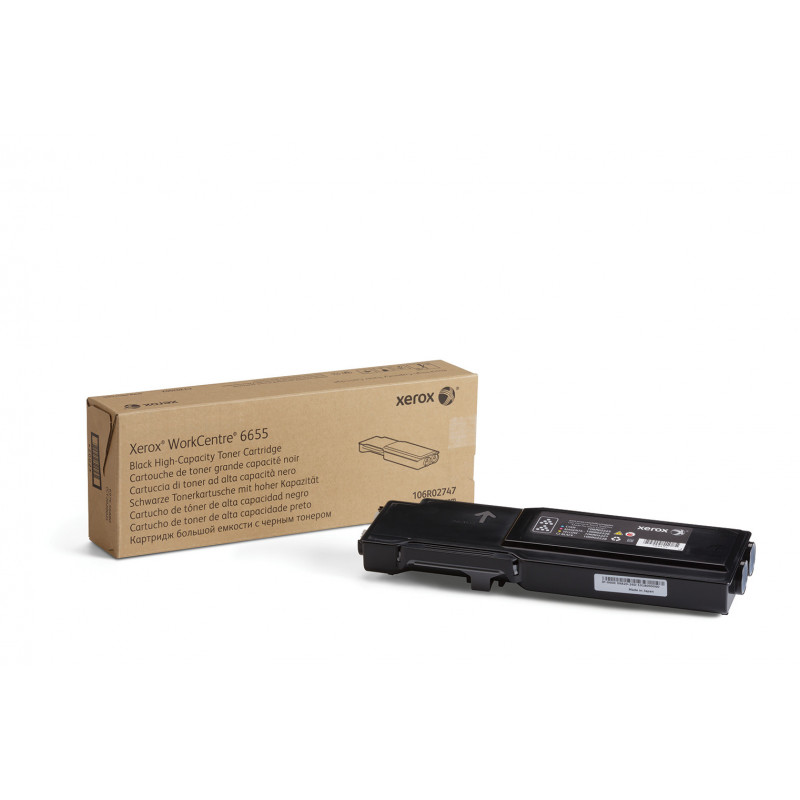 Xerox Genuine WorkCentre® 6655​ ​6655i Black High capacity Toner Cartridge (12000 Pages) - 106R02747
