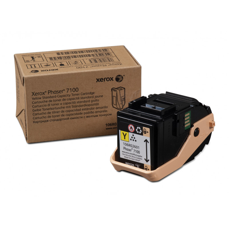 Xerox Genuine Phaser™ 7100 Yellow Standard capacity Toner Cartridge (4500 Pages) - 106R02601