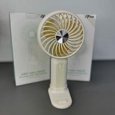 MU 2 in 1 Rechargeable Portable Fan with Mobile Phone Holder