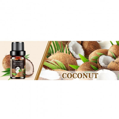 AESHORY Coconut 10ml – Fruity Essential Oil for Aromatherapy Diffusers
