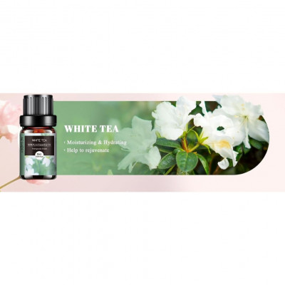 AESHORY White Tea Essential Oil – 10ml 100% Natural Floral Scent for Diffusers