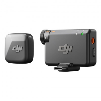 DJI Mic Mini Bluetooth Lavalier Microphone, 1 Transmitter + 1 Receiver)