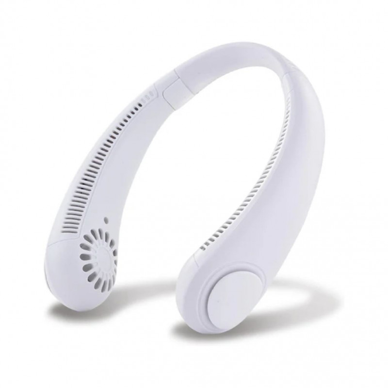 Portable rechargeable neck fan