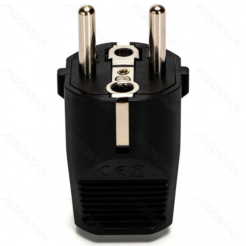 Aigostar German wireable plug 16A Black