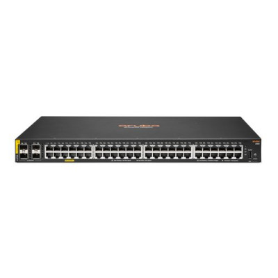 SWITCH HPE JL675A ARUBA 6100 48 PORTE 10/100/1000 POE+ (370W) + 4X 1GB/10GB SFP+ GAR A VITA