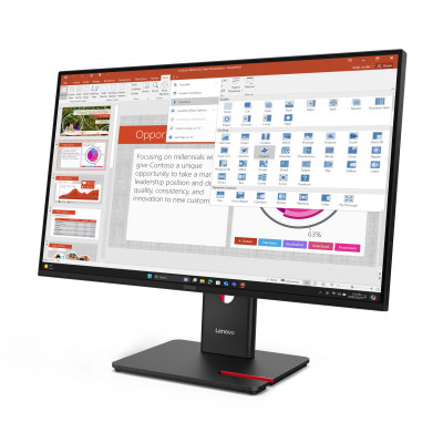 Lenovo ThinkVision T27-40 LED display 68.6 cm (27") 1920 x 1080 pixels Full HD Black