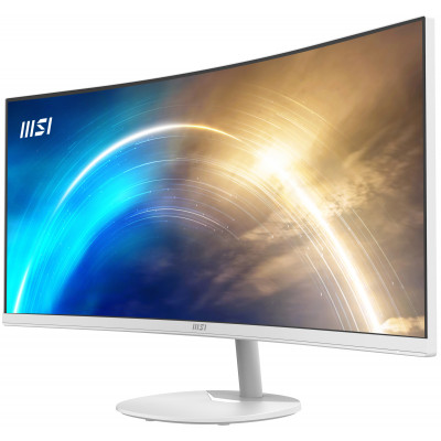 MSI Pro MP341CQW computer monitor 86.4 cm (34") 3440 x 1440 pixels UltraWide Quad HD White