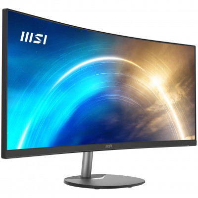 MSI Pro MP341CQ 34 Inch Curved Monitor, 1500R, UWQHD (3440 x 1440), 21 9, 100Hz, VA, 4ms, HDMI, VGA, Built-in Speakers,
