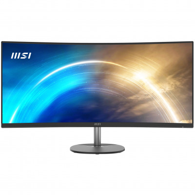 MSI Pro MP341CQ 34 Inch Curved Monitor, 1500R, UWQHD (3440 x 1440), 21 9, 100Hz, VA, 4ms, HDMI, VGA, Built-in Speakers,