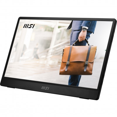 MSI Pro MP161 E2 Portable monitor Black 39.6 cm (15.6") LED 1920 x 1080 pixels