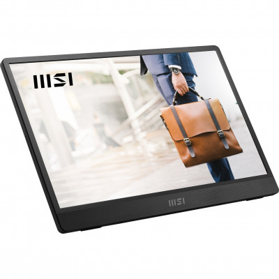 MSI Pro MP161 E2 Portable monitor Black 39.6 cm (15.6") LED 1920 x 1080 pixels