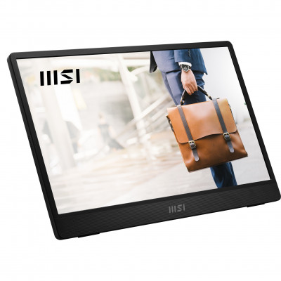 MSI Pro MP161 E2 Portable monitor Black 39.6 cm (15.6") LED 1920 x 1080 pixels