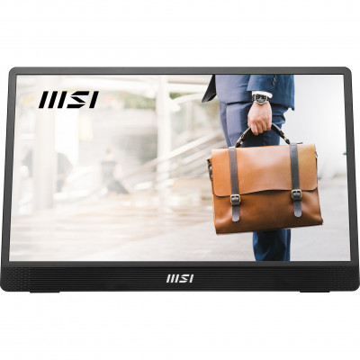 MSI Pro MP161 E2 Portable monitor Black 39.6 cm (15.6") LED 1920 x 1080 pixels
