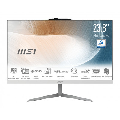 MSI Modern AM242 1M-1236 Intel Core 5 120U 60.5 cm (23.8") 1920 x 1080 pixels All-in-One PC 8 GB DDR5-SDRAM 512 GB SSD Windows