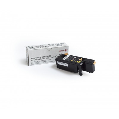 Xerox Genuine Phaser® 6020​ ​6022, WorkCentre® 6025​ ​6027 Yellow Standard capacity Toner Cartridge (1000 Pages) - 106R02758