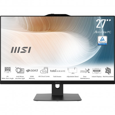 MSI Modern AM272P 1M-851IT Intel Core 5 120U 68.6 cm (27") 1920 x 1080 pixels All-in-One PC 8 GB DDR5-SDRAM 512 GB SSD Windows