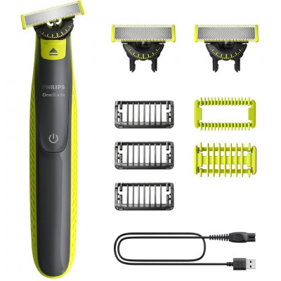 Philips OneBlade 360 3x 360 Blades, 3x Beard Comb (1.3.5 cm), 1x Body Kit