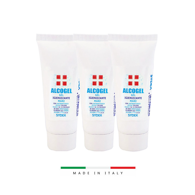 3x Alcoholic Hand Sanitizing Gel 40 ml Tube
