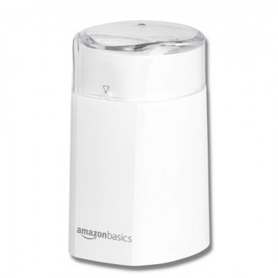Amazon Basics Electric Coffee Grinder White