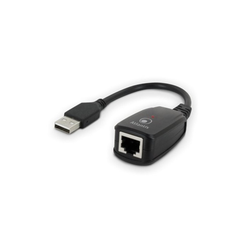 Atlantis Adapter A02-UTL20 USB > port Lan Fan Fast Ethernet 10/100MBIT - Compatible with Windows