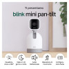 Blink Mini Pan-Tilt Camera, Smart Indoor Security, Two-Way Audio, HD Video