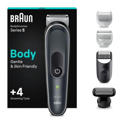 Braun Series 5 Body Groomer/Intimate Shaver Man, Body Care and Hair Removal