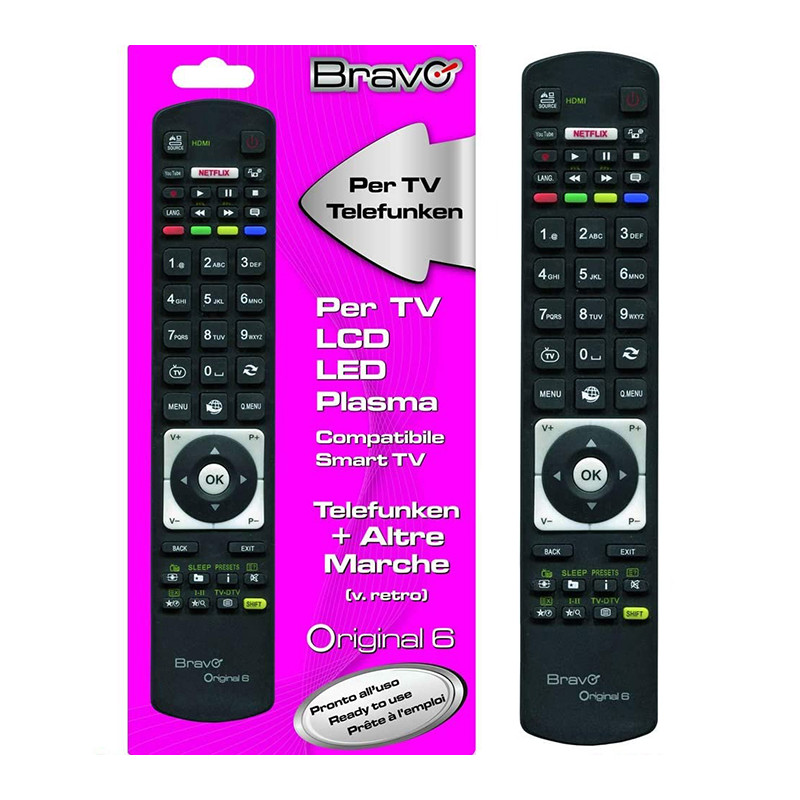 BRAVO Remote Control (FOR TELEFUNKEN TELEVISIONS)