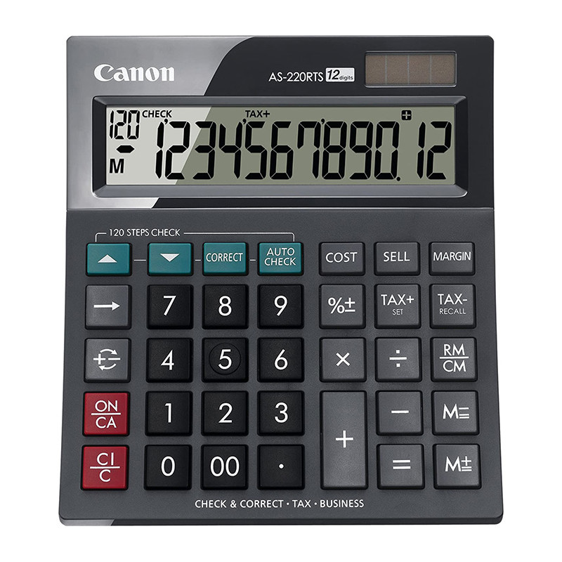 Canon CALCULATOR AS-220RTS 12 DIGITS