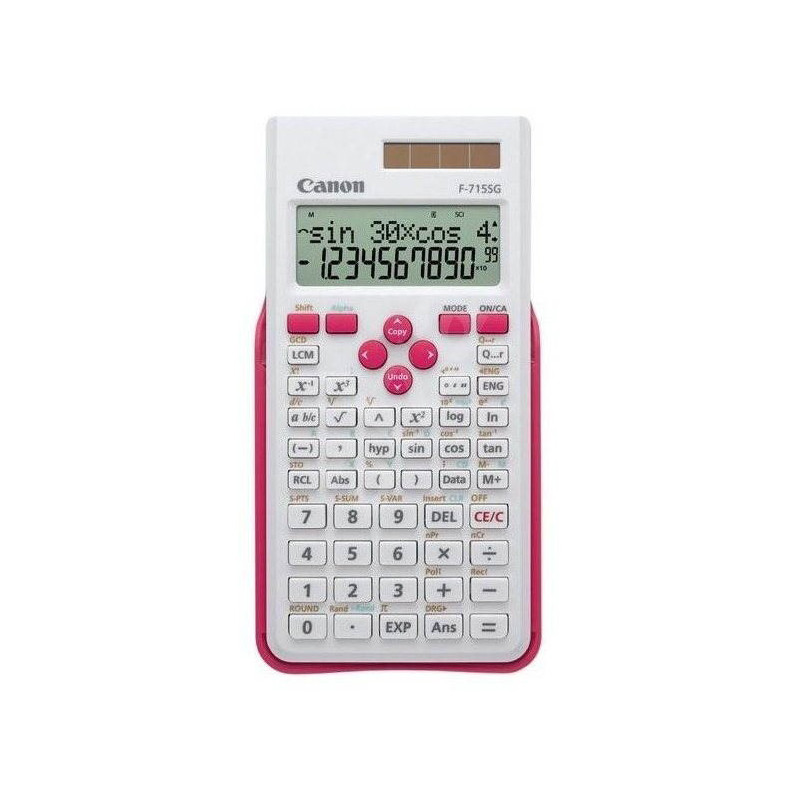 Canon CALCULATOR F-715SG WHITE/MAGENTA SCIENTIFICA 12 DIGITS