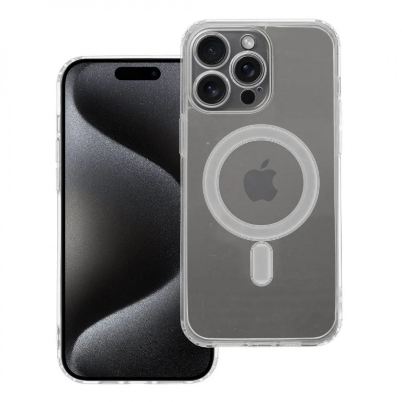 CLEAR MAG COVER MagSafe case with camera protection for iPhone 15 Pro Max