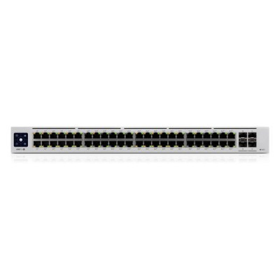 Ubiquiti USW-Pro-48-POE-EU UniFi 48Port Gigabit Switch with 802.3bt PoE, Layer3 Features and SFP+