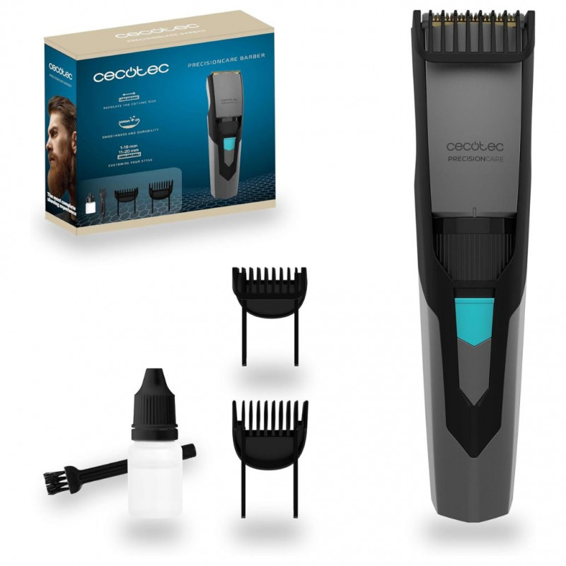 Cecotec PrecisionCare Cordless Hair Clipper – Stainless Steel Blades, Adjustable Combs (1–20mm)