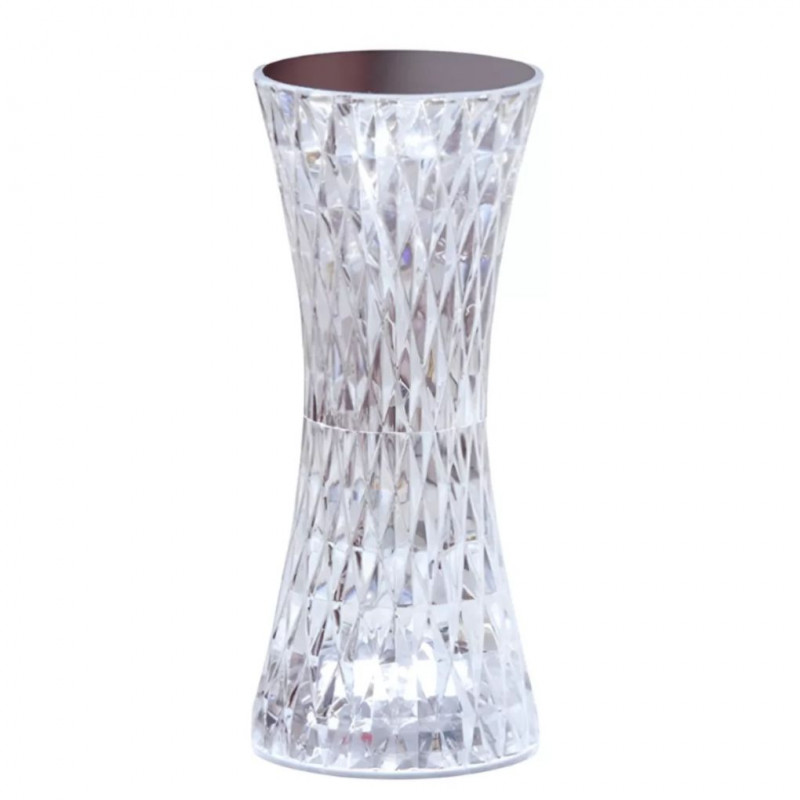 Crystal Style Table Lamp, Touch Control, 2000mAh