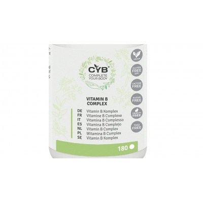 CYB Complete Your Body Vitamin B Complex & Biotin, X 180