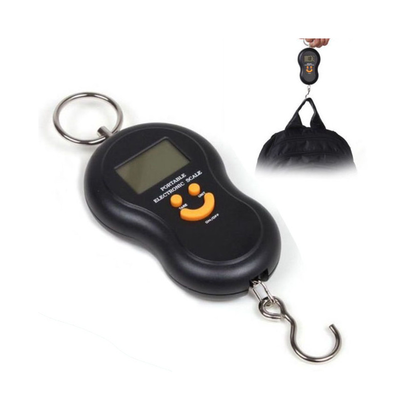 Digital Luggage Scale LCD Display 50kg/10g Accurate Portable Electronic Weighing Machine